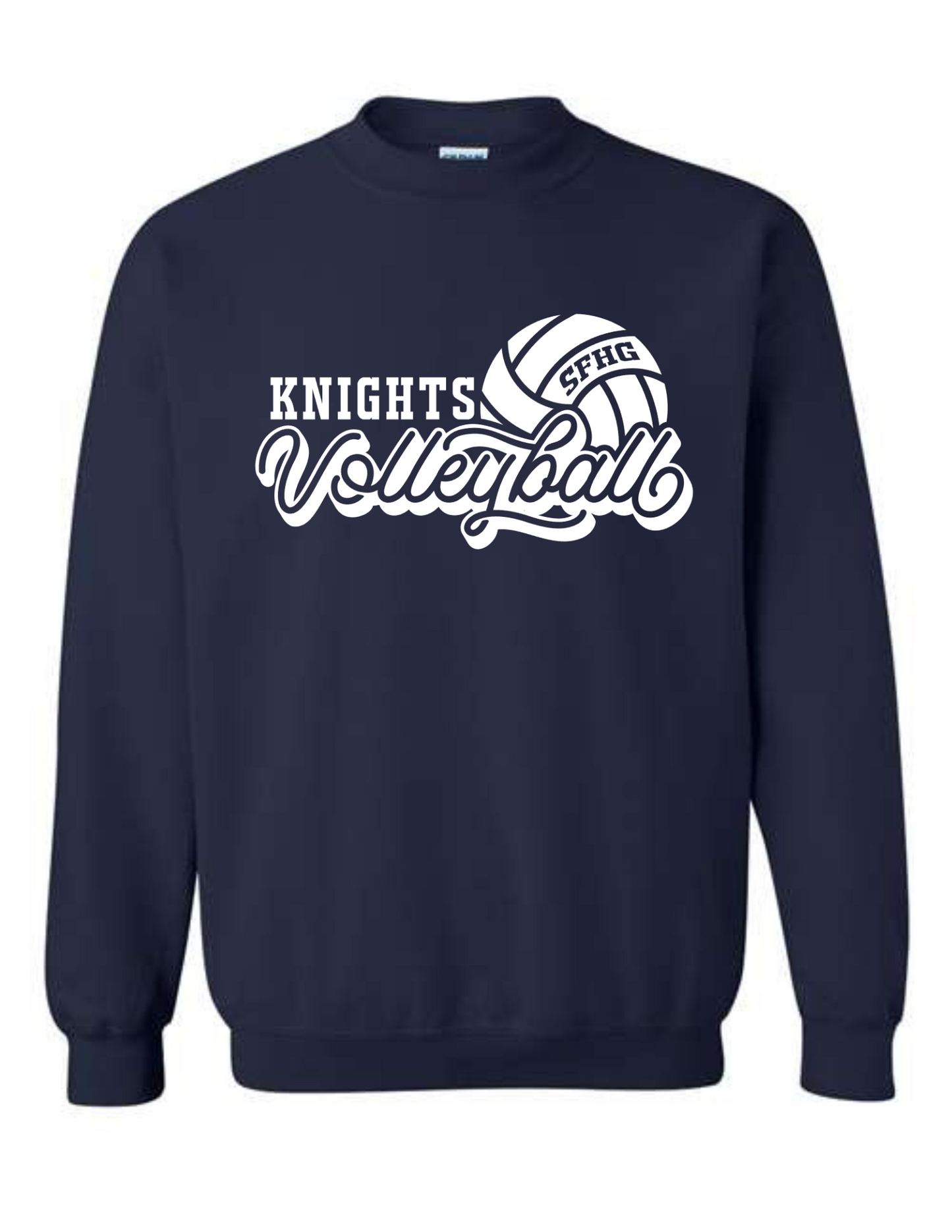 Knights Script Volleyball