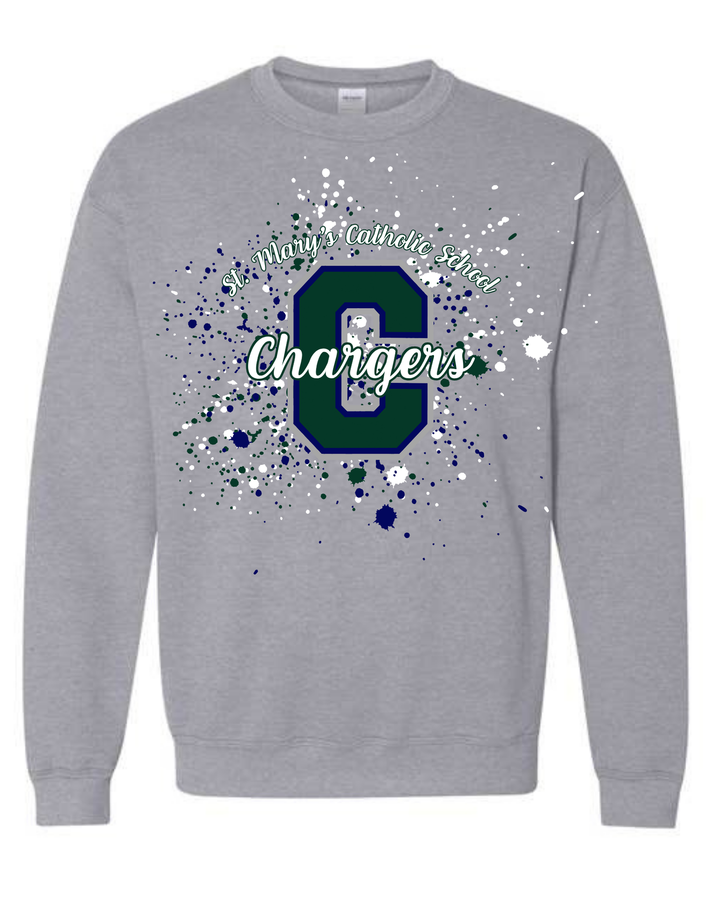 Paint Splatter Chargers