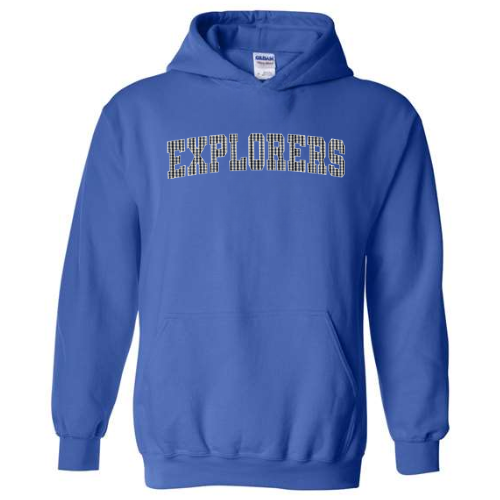 Embroidered Applique Marquette Hoodie