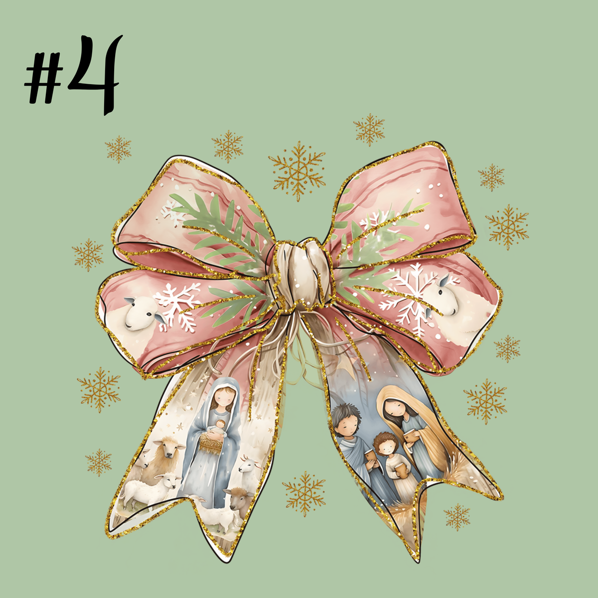 Bows and Holly Christmas Designs