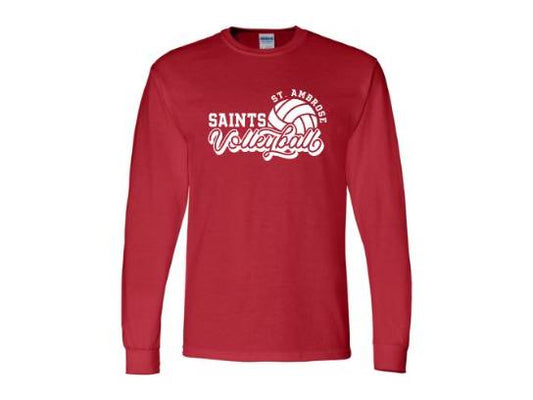 Volleyball Long Sleeve Tshirt