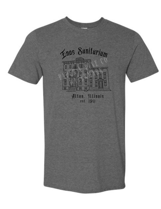 Enos Sanitarium T-shirt