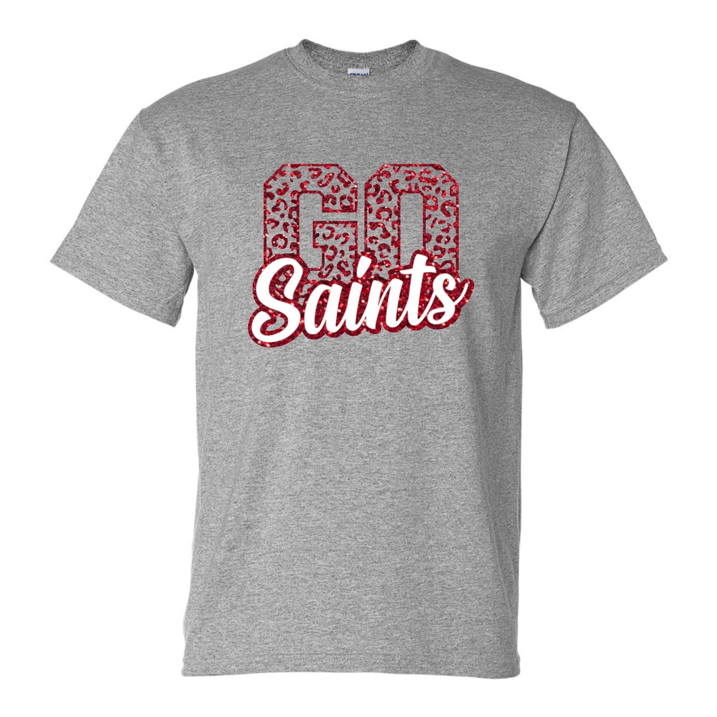 Go Saints Glitter & Puff Design