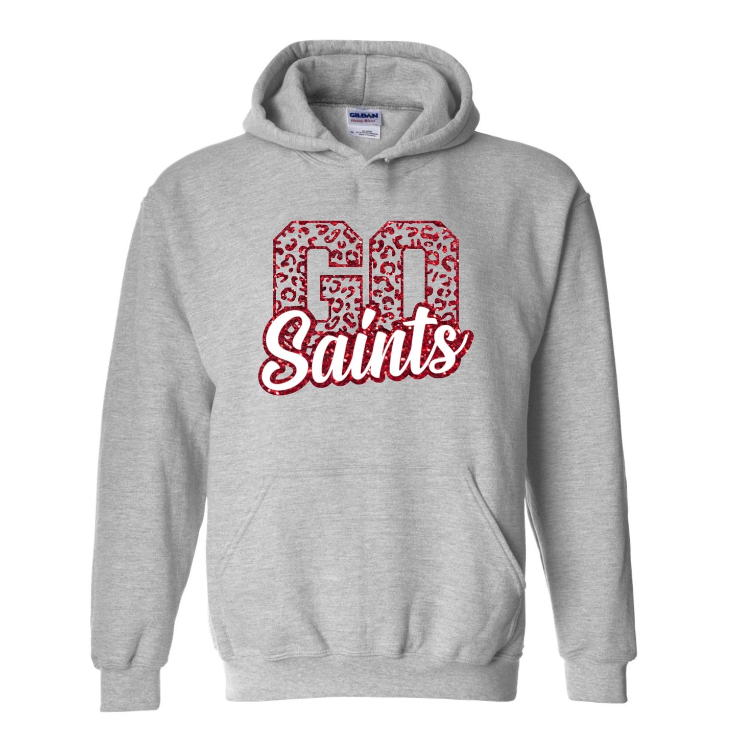 Go Saints Glitter & Puff Design