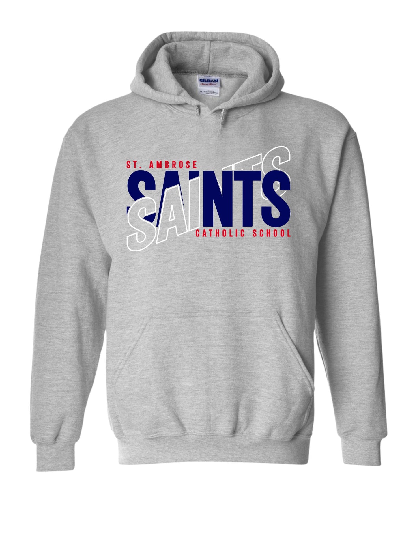 Saints Block Split Color Slant